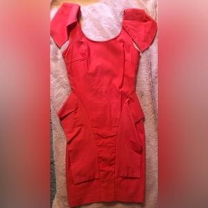 Nasty gal / Lovely day - red dress with low cut back